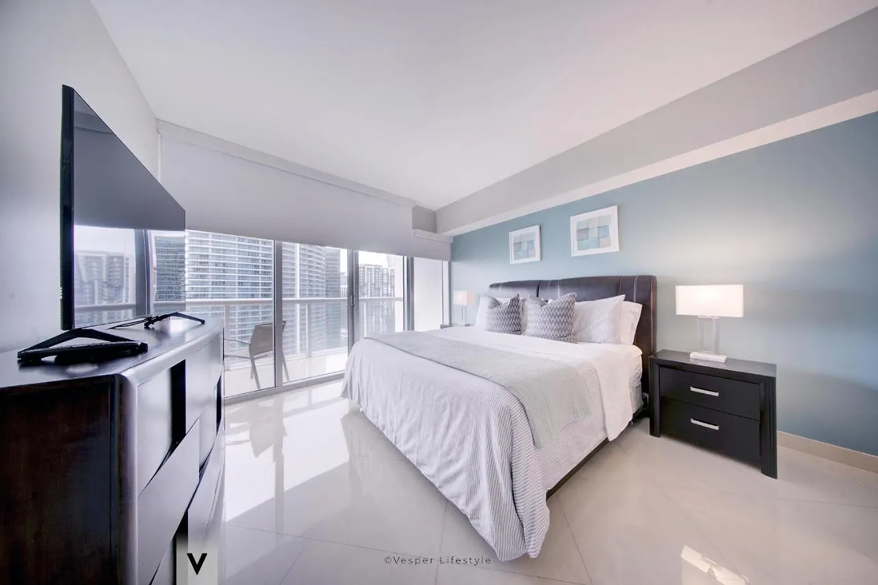 Icon Brickell Suites By Vesper Lägenhetshotell Miami