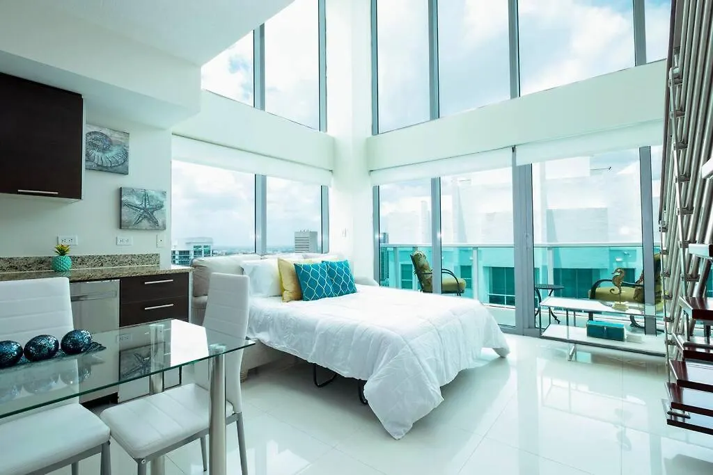 Lägenhetshotell Blue River At Brickell Penthouse Miami
