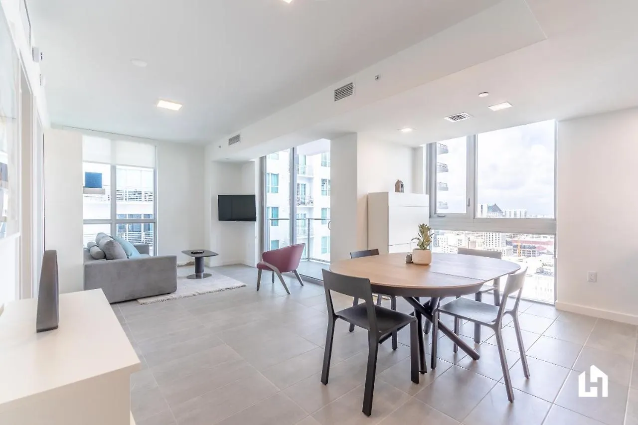 Apartment Unique Dt Apts With Amenities Like Pool, Gym, Restaurants & Cowork Lounge By Luahost Miami