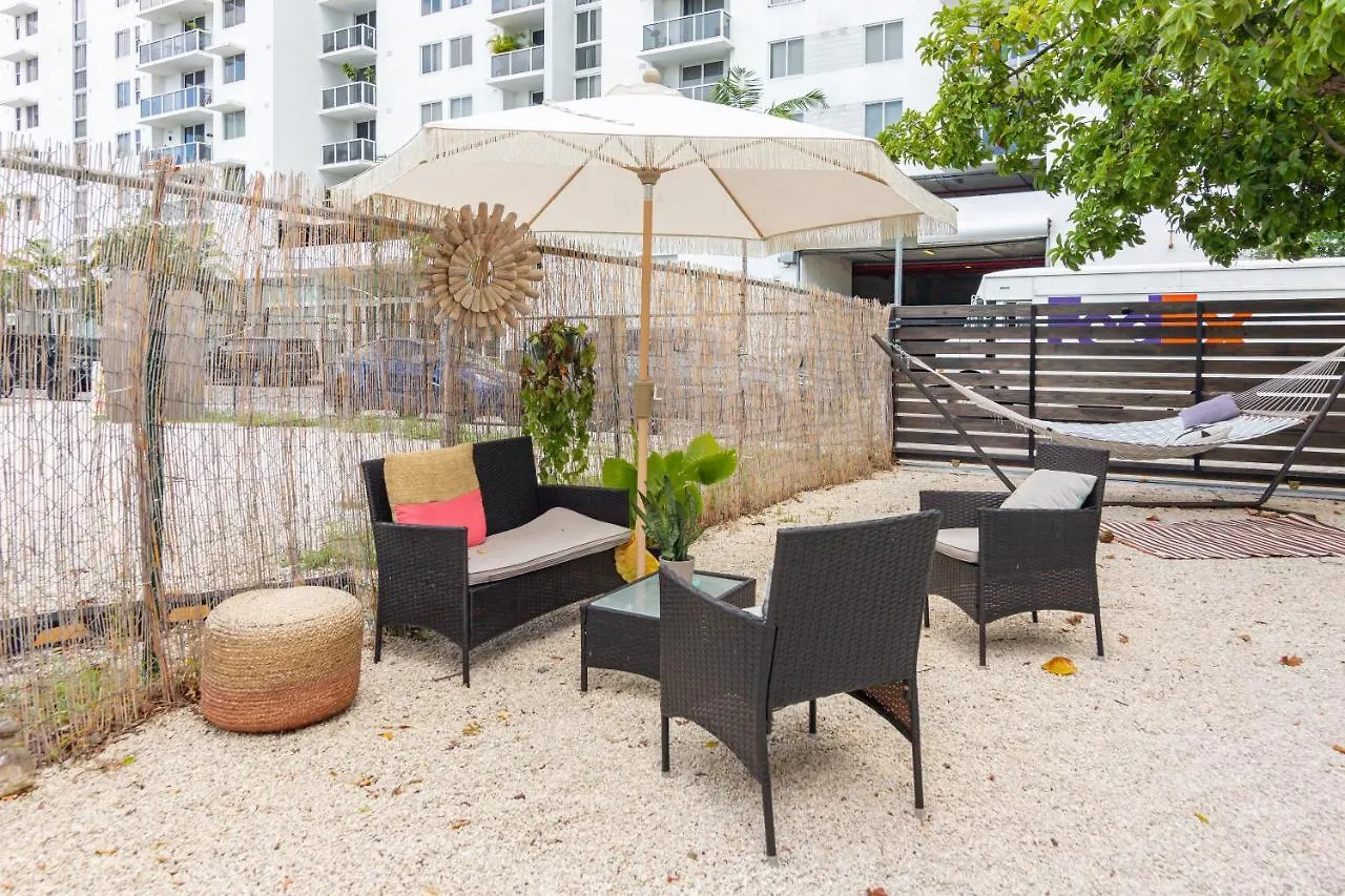 Midtown - Wynwood Area With Backyard - Art District Near To Apartment *
