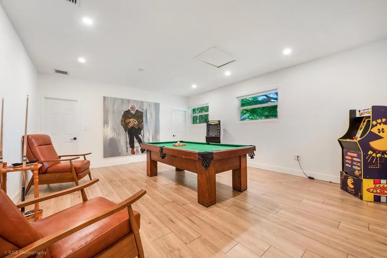 Luxe Retreat With Private & Pool Paradise L53 Feriehus Miami