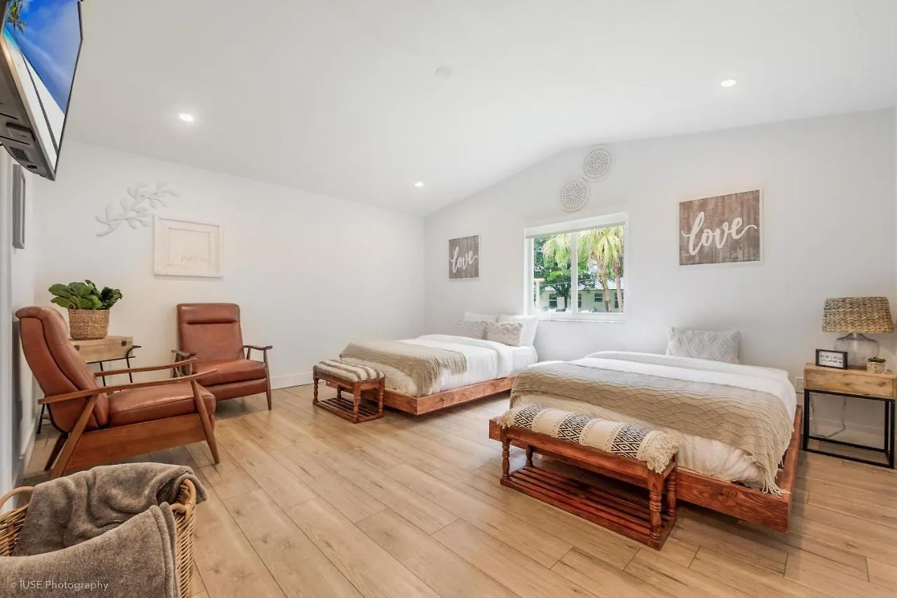 Luxe Retreat With Private & Pool Paradise L53 Feriehus Miami