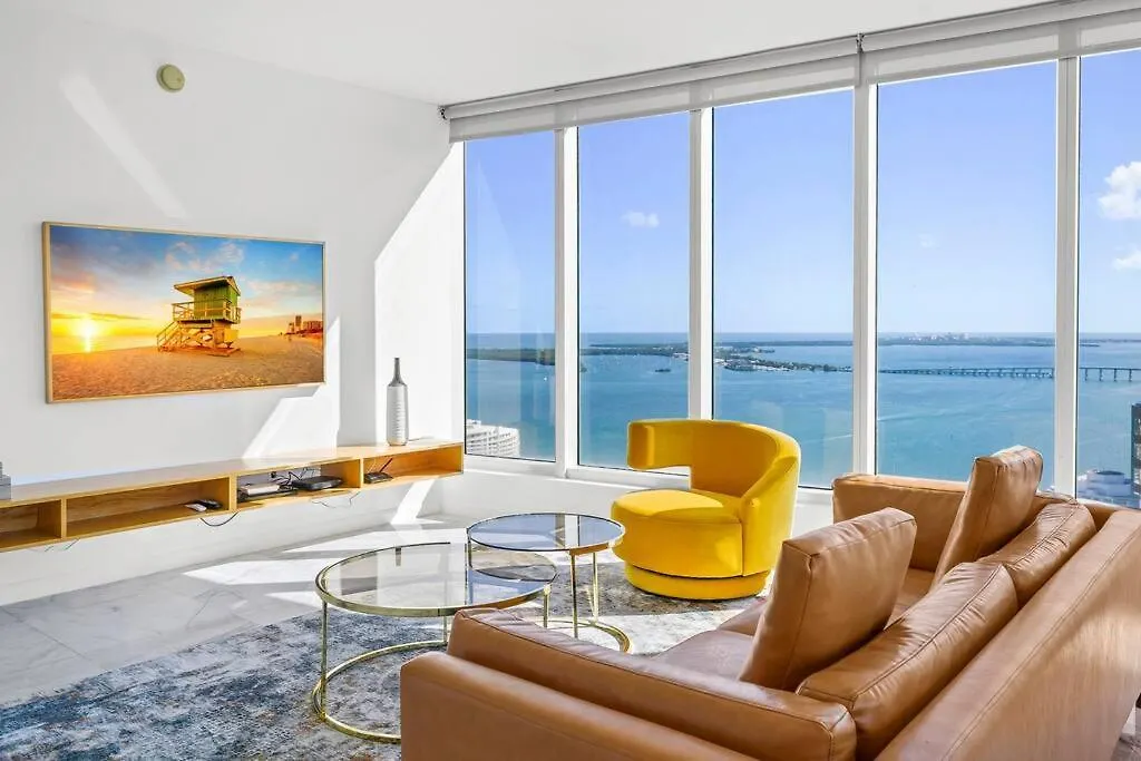 41st Floor Icon Brickell Corner 2 Bed/2bath With Bay And Cityview • 5 Star Apartman