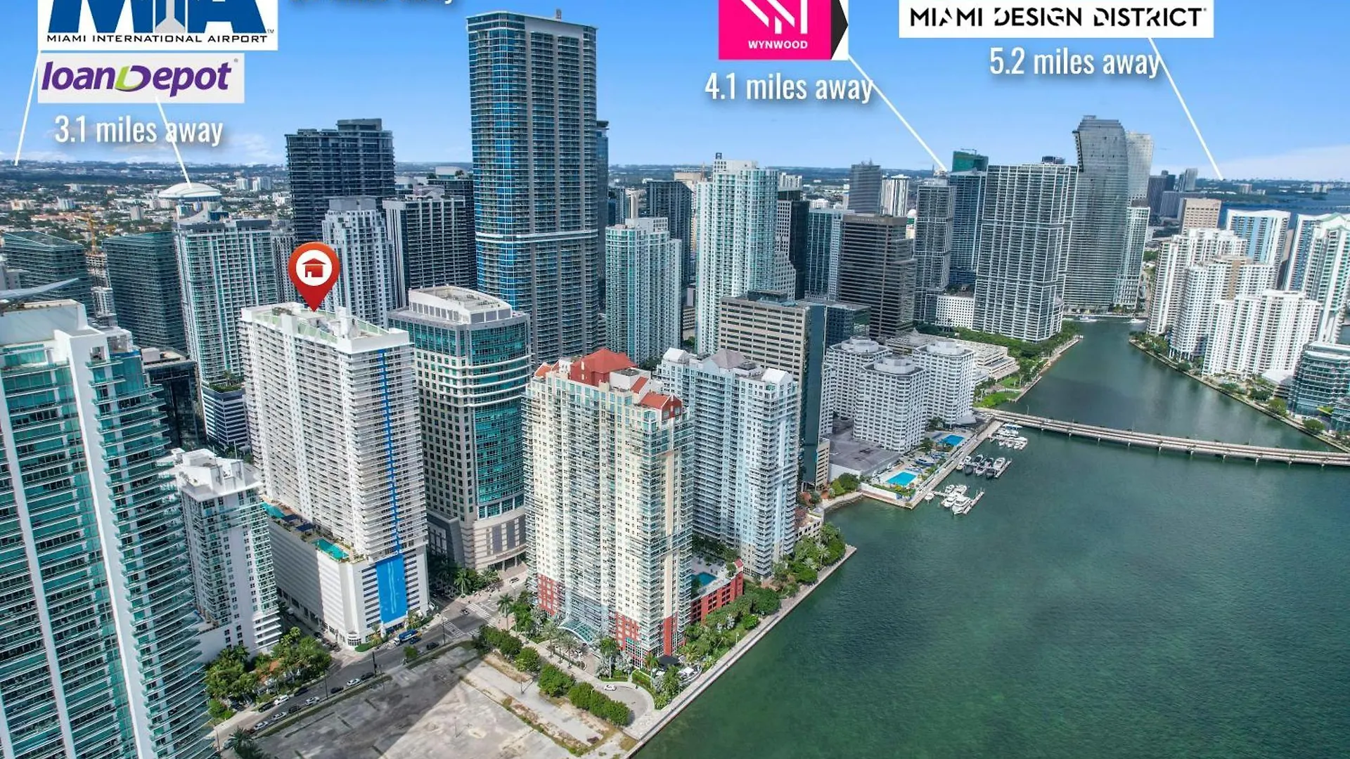 Zeus' Sanctuary Ocean View In Brickell 펜션