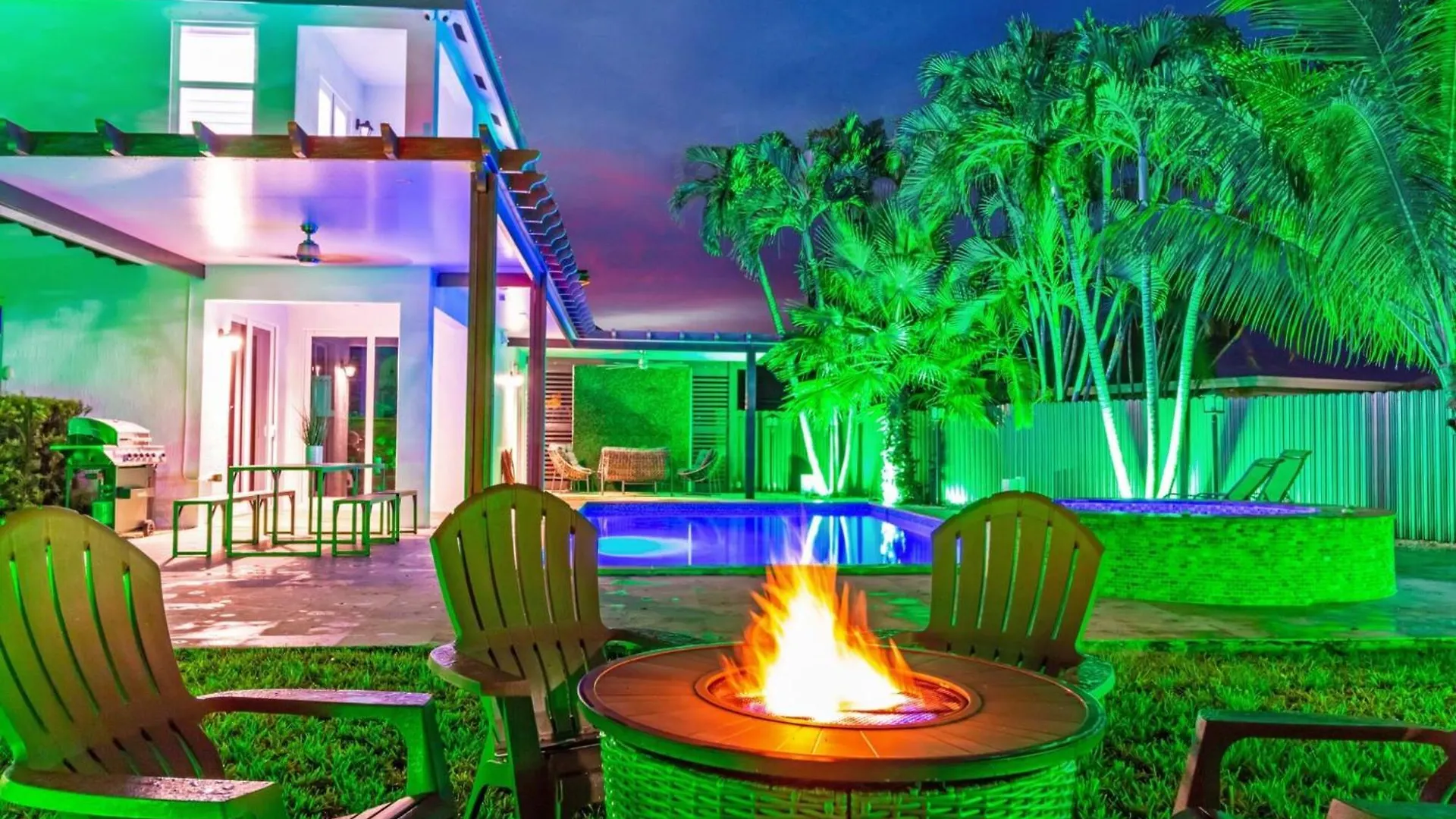 Luxe 5br I Pool Jacuzzi Fire Pit Piano *