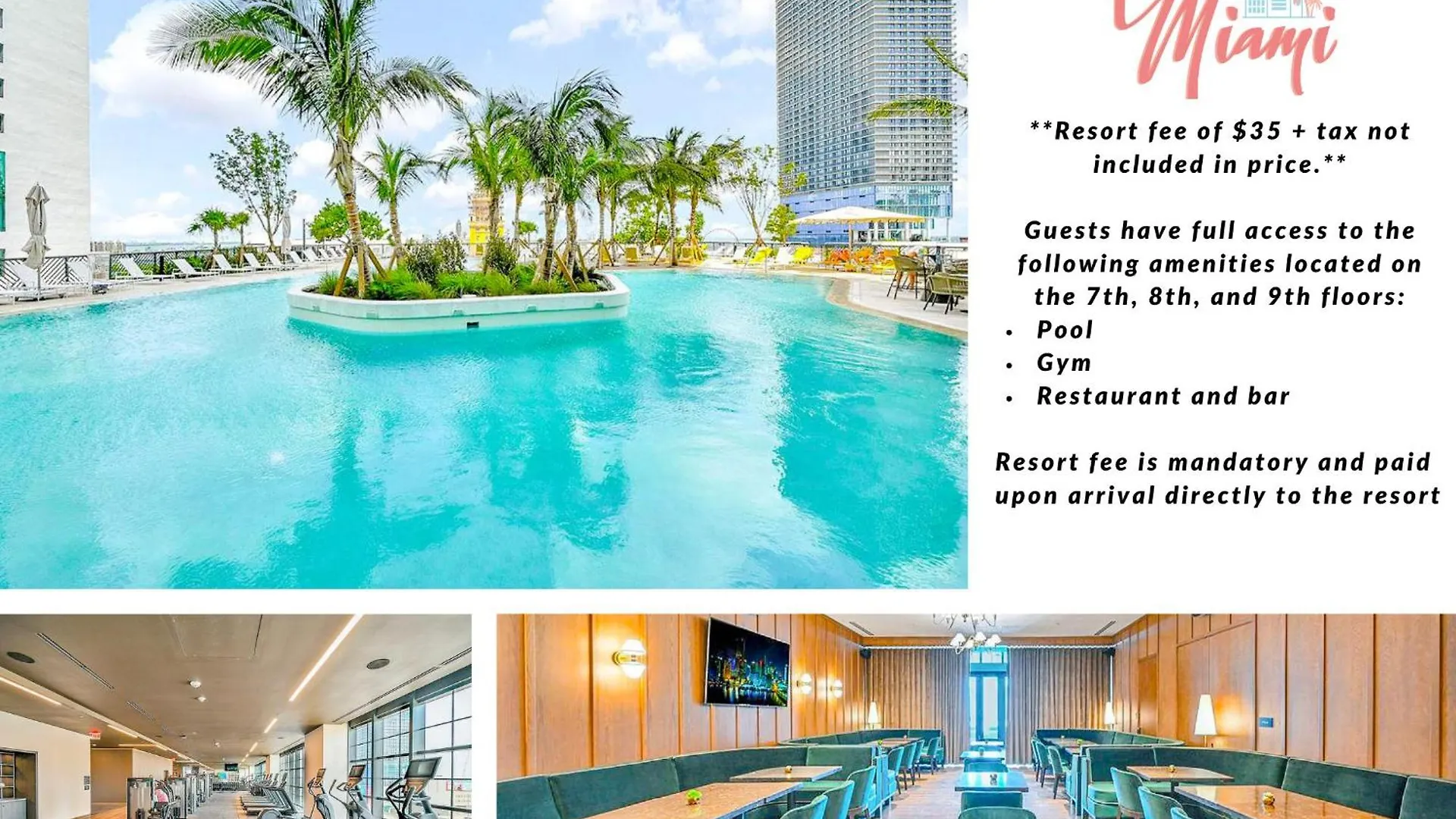 Stylish In The Heart Of Vibrant Downtown- Daily Fee And Parking Not Included Appartamento Miami