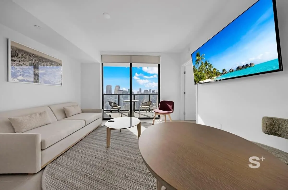 Luxe 1-br With Stunning Downtown Views Daire Miami