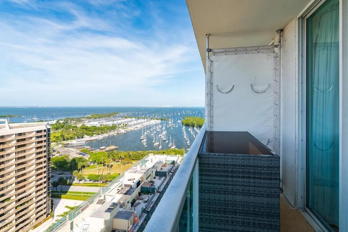 公寓 Cocktails & Coffee With Bay & View Balconies *