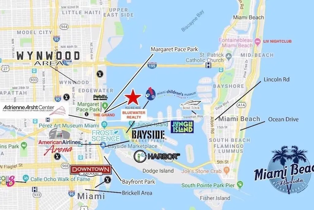 Cloud Nine! Direct Water Views Of Bay & Ocean! Apartamento Miami