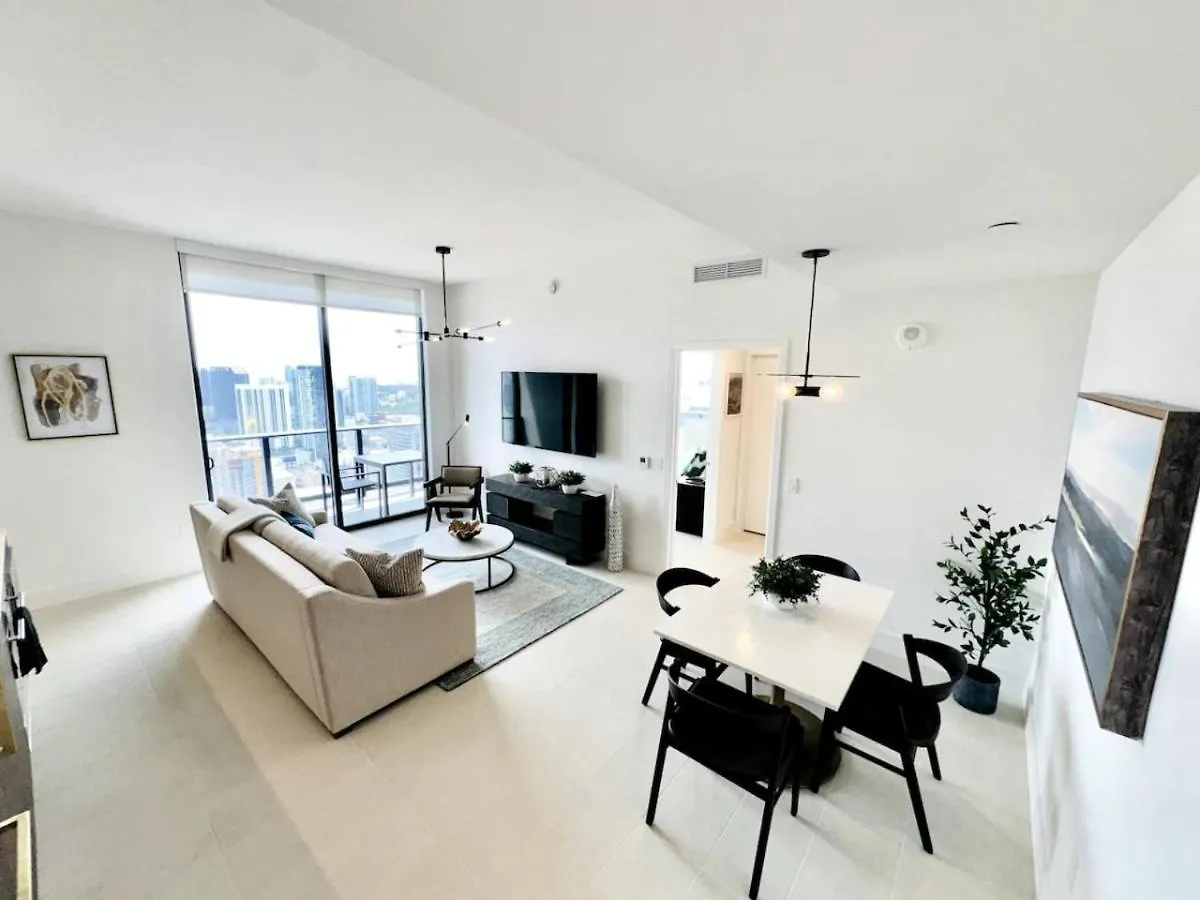 Lägenhet New 2bd 2 Bath Lux Penthouse And Bay View Miami