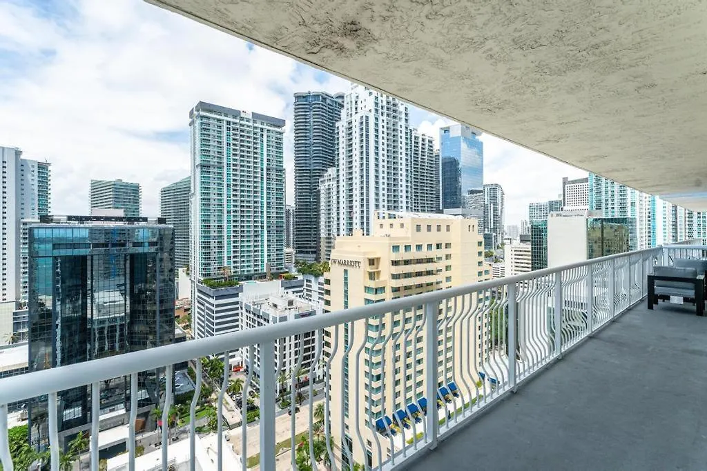 דירה Brickell 2 Bedroom In The Heart Of מיאמי