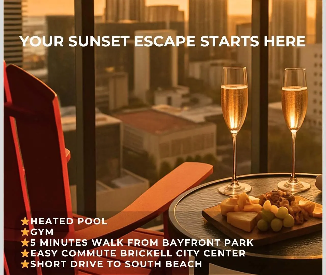 Sky-high Oasis Heated Pool & Gym Skyline Vista *