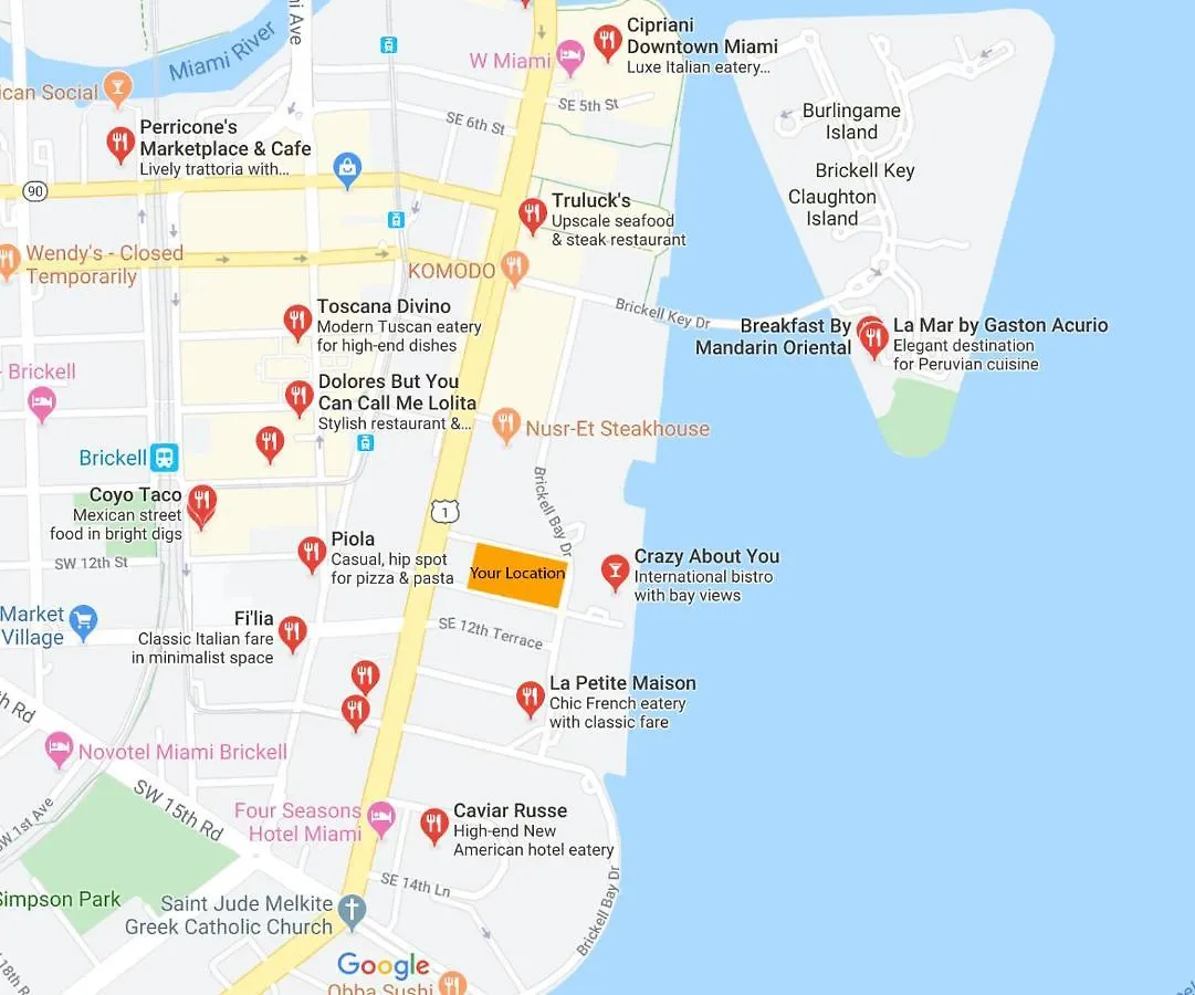 Appartement Chic And Modern, Brickell / + Free Parking Miami