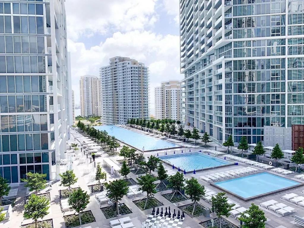 Luxury Waterfront In The Urban Oasis At Icon-brickell Free 公寓 迈阿密