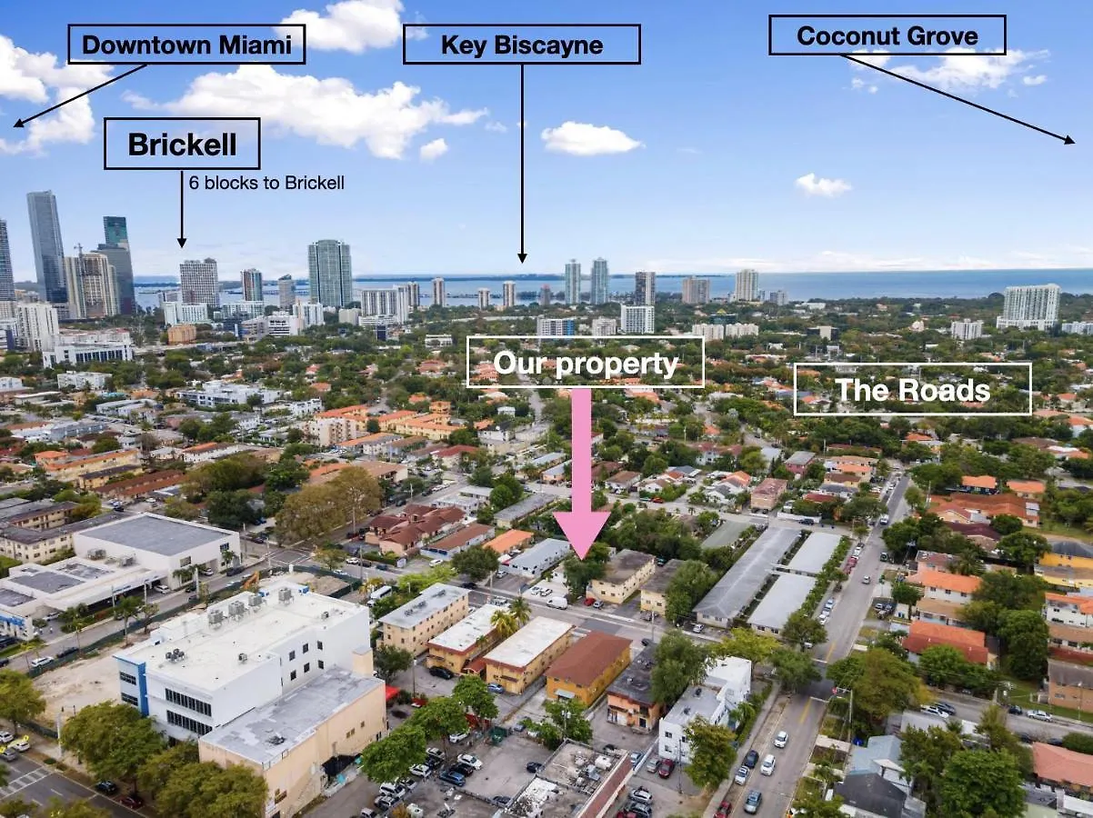아파트 Casa Cuba In Little Havana, Brickell, Calle 8 And 10 Minutes To The Free Parking *