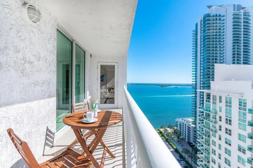 Stunning 2br With Ocean View At Brickell, Free Parking