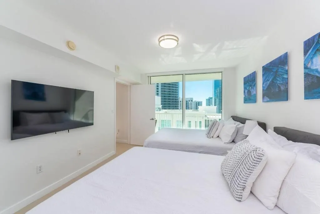 Apartment Stunning 2br With Ocean View At Brickell, Free Parking