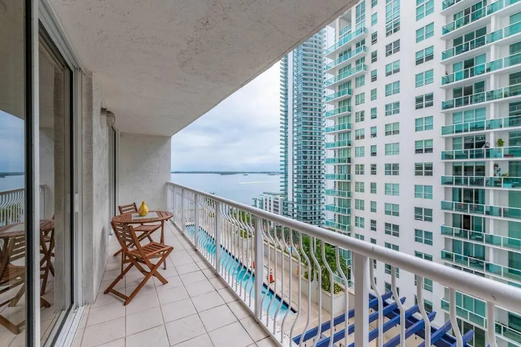 Daire 4br With Bay View At Brickell, Free Parking Miami