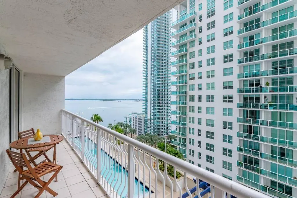 4br With Bay View At Brickell, Free Parking