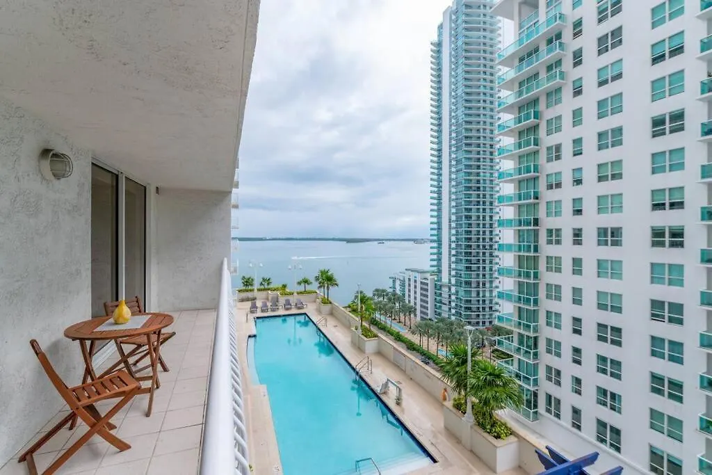 4br With Bay View At Brickell, Free Parking Daire *