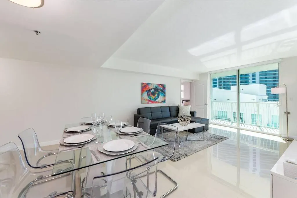 Apartment Stunning 2br With Ocean View At Brickell, Free Parking Miami