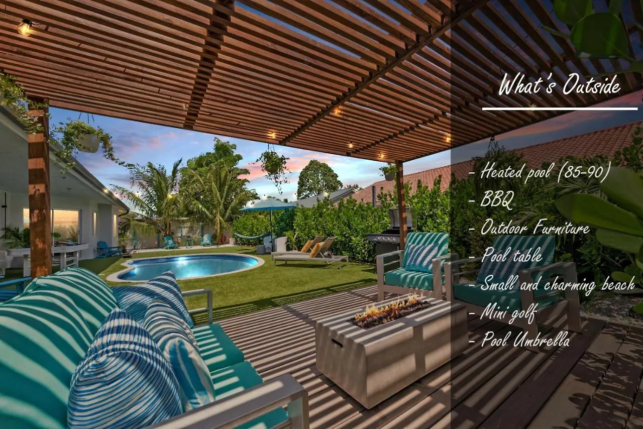 Breezy Oasis With Pooltable, Heated Pool, Golf & Gazeebo L29 度假居 *