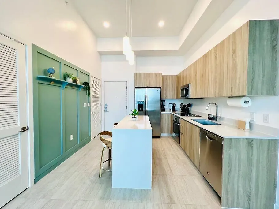 Lejlighedshotel Sleek 2bd 2ba In Design District Miami