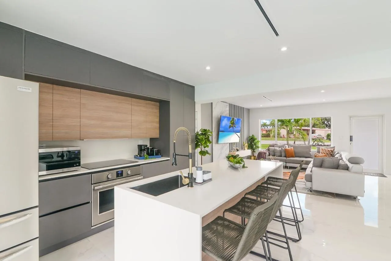 度假居 Family 5Br Miami Resort Pool, Sports & Bbq Oasis L04