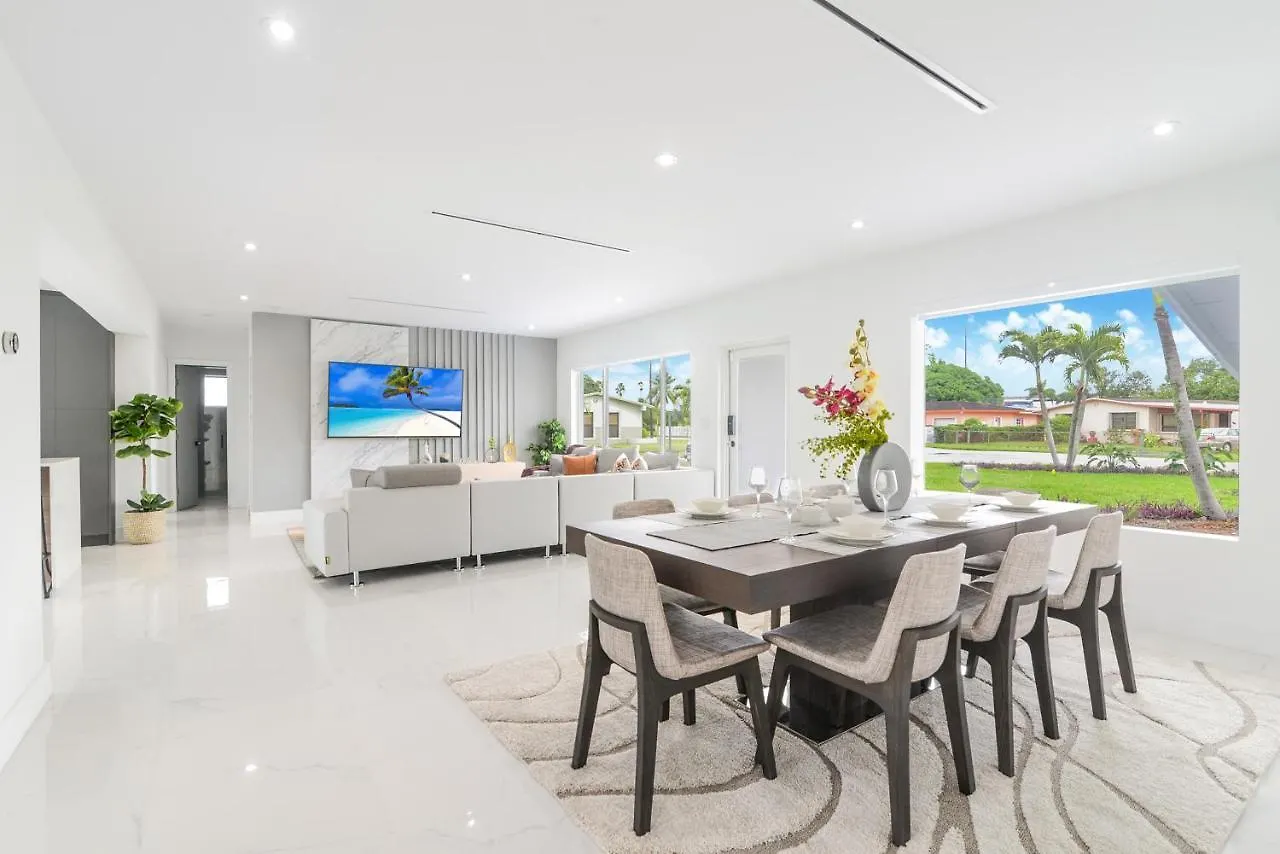 Family 5Br Miami Resort Pool, Sports & Bbq Oasis L04 * Miami
