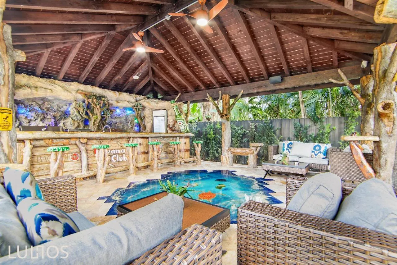 Villa Tropicasa Paradise Near Beach-downtown With Heated Pool Mini Golf & Bbq L22 Miami