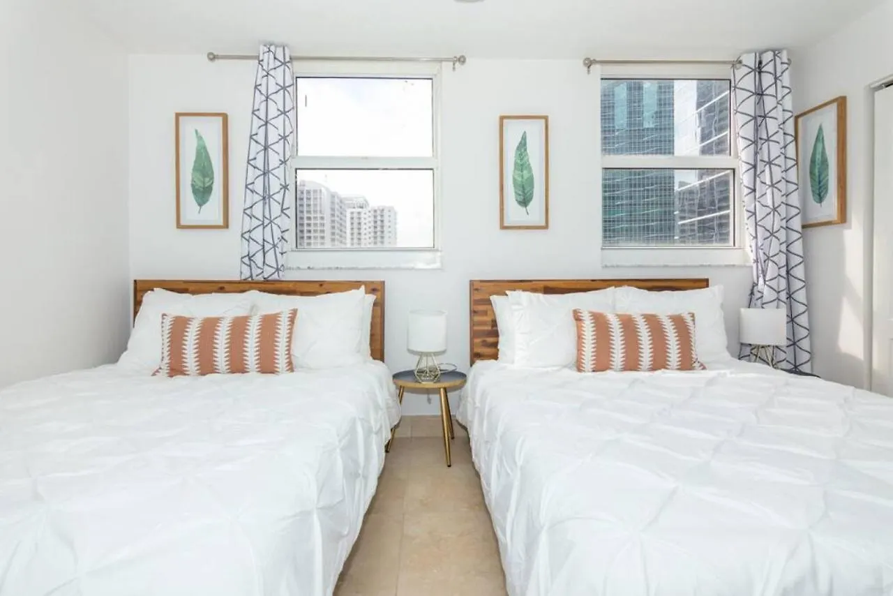 Apartmán 2 Bedroom, 2 Bathroom Den Brickell Pool, Hot Tub, And Gym