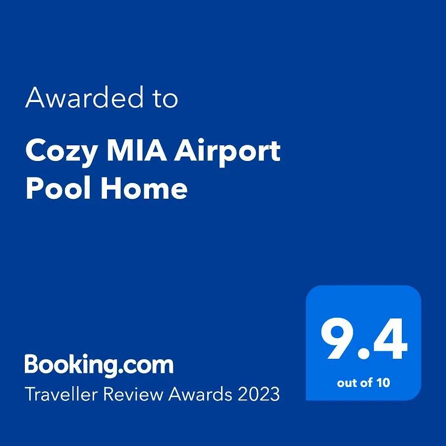 Cozy Mia Airport Pool Prázdninový dům Miami