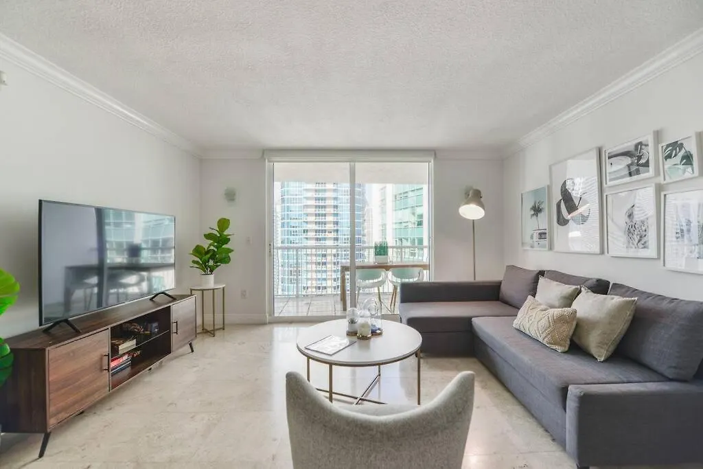 Centric Modern 40thfloor Brickell Free Parking By Palermo
