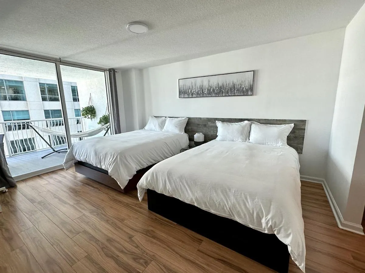& Sea View+free Parking Modern * Miami