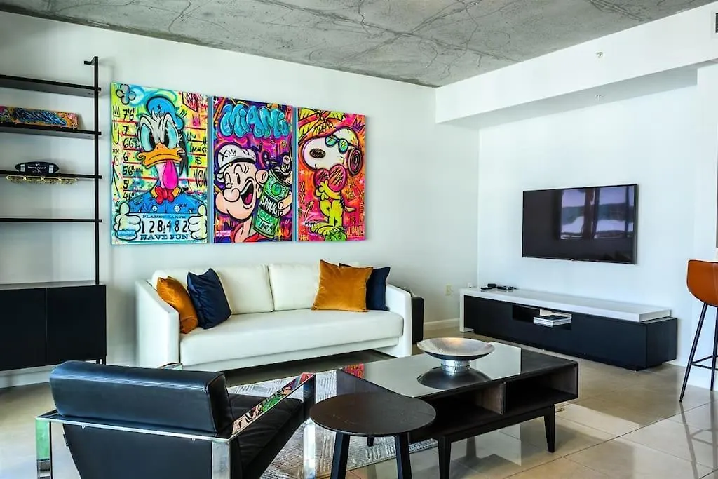 Apartment Luxury 2bd 2ba Wynwood With Pool & Free Parking *