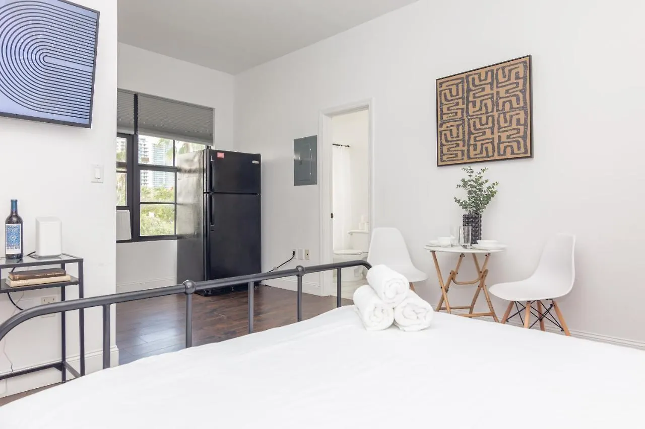 Apartment Downtown Cozy Studio Near To South Beach - 5 Minutes To Wynwood Miami