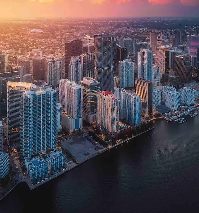 Brickell Center W/city & Bay View + Free Parking! 마이애미