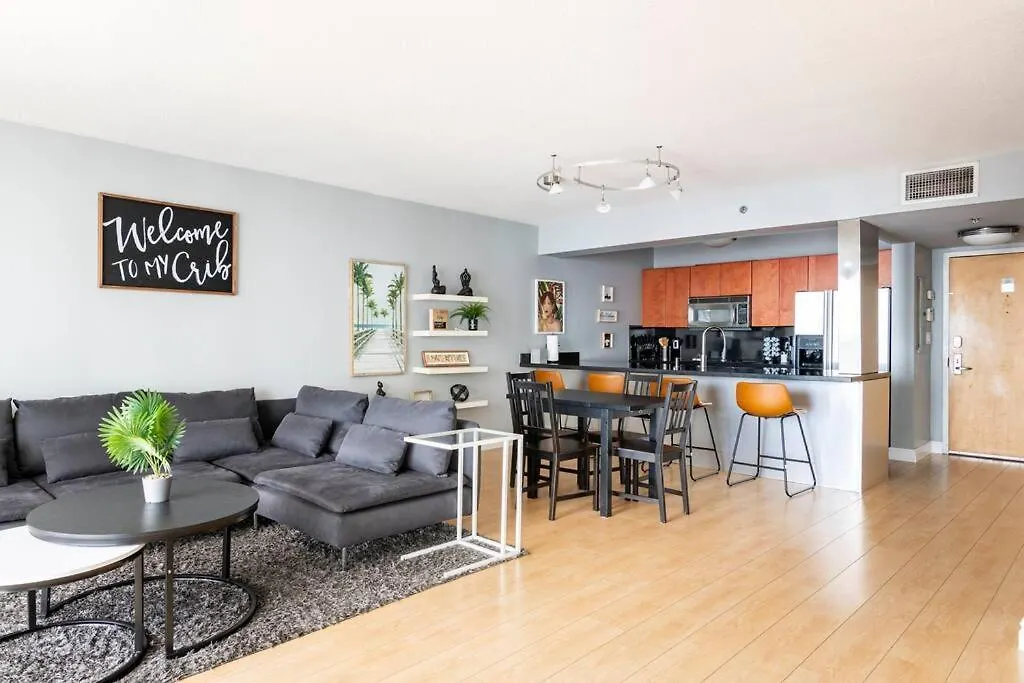 Apartment Brickell Center W/city & Bay View + Free Parking! Miami