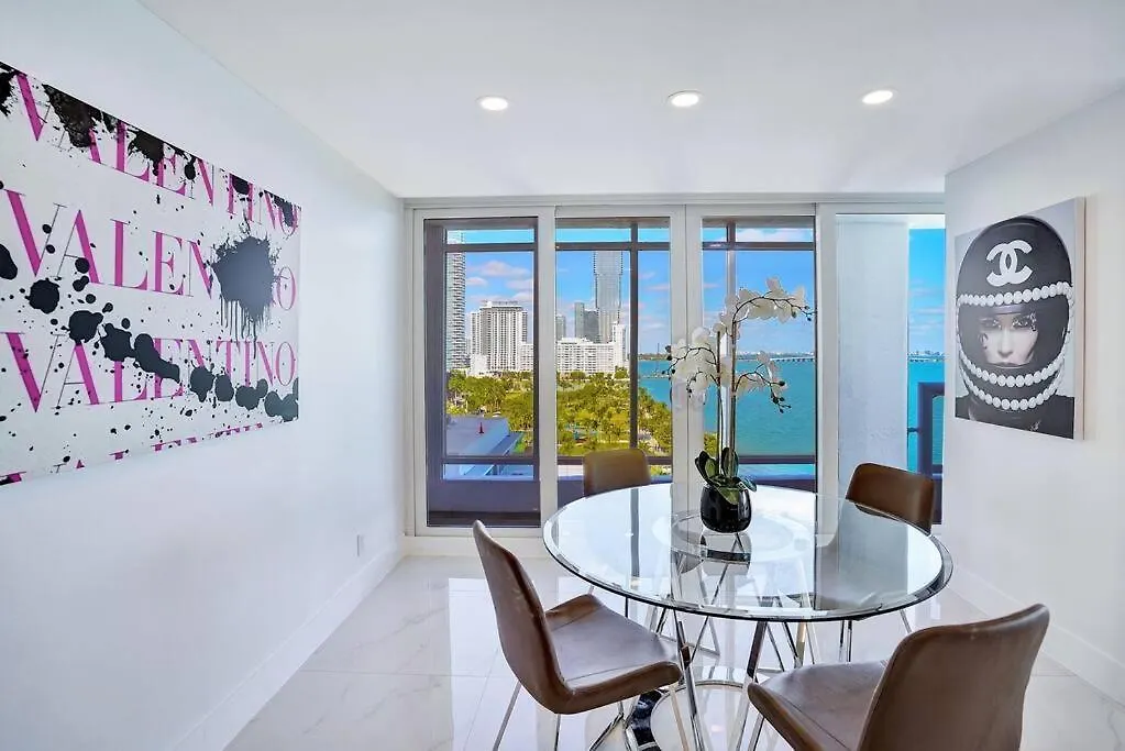 Feels Like Summer ~ Panoramic Water Views! Apartment Miami