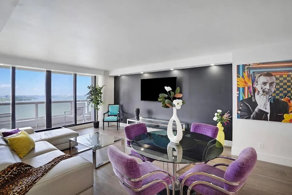 The Bond - Oo7 Vibes And Penthouse Water Views! מיאמי