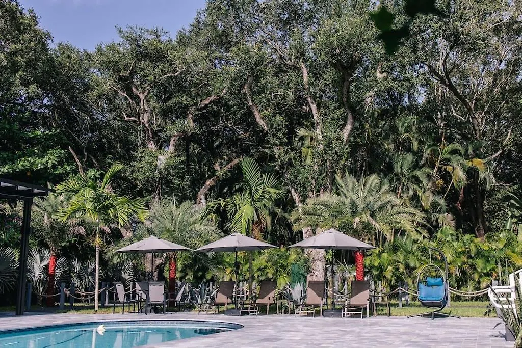 With Outdoor Sauna, Outdoor Bar And Pergola With Games Villa Miami