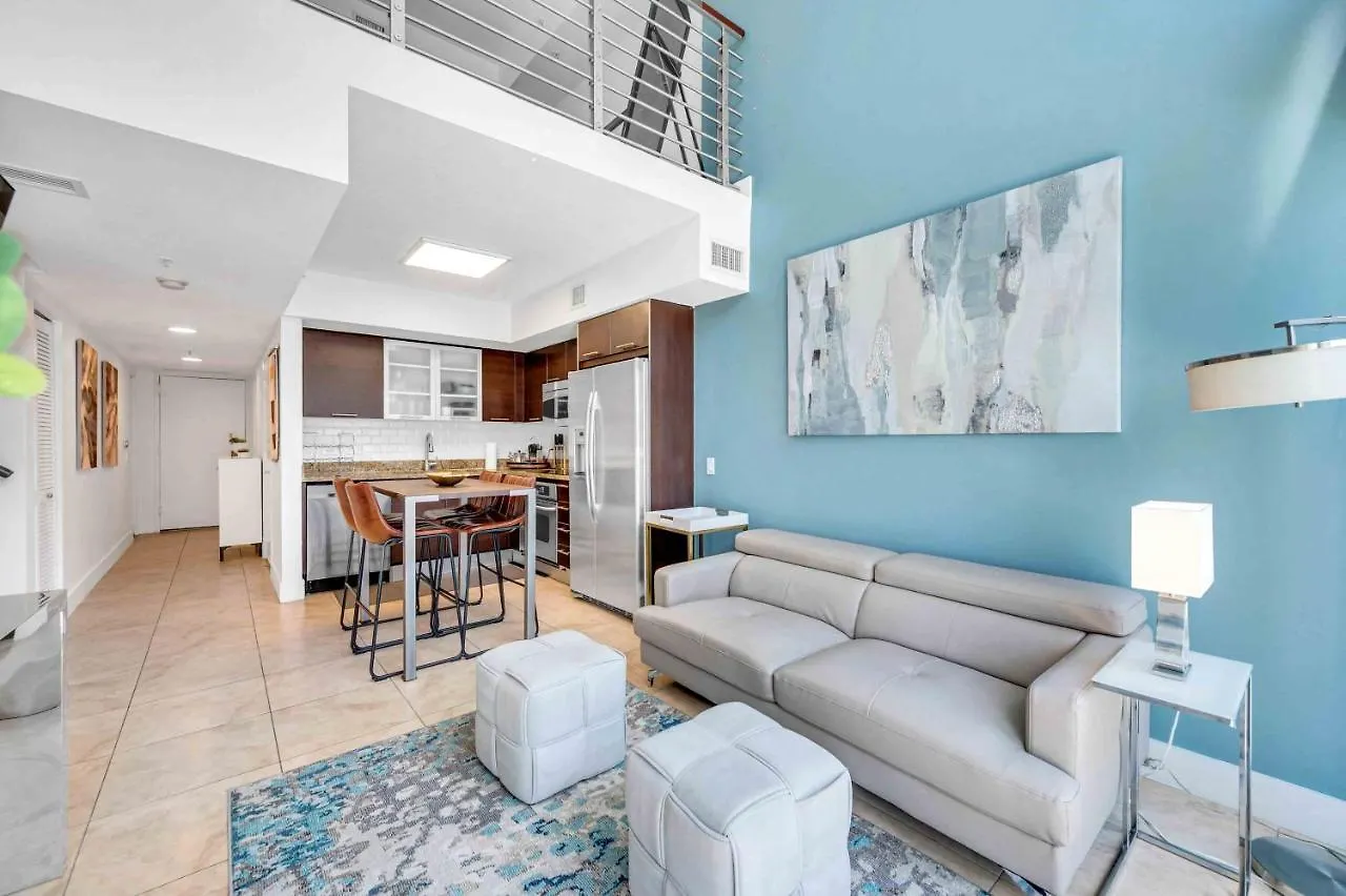 *spacious 2br Loft Brickell W/stunning Views* * Miami