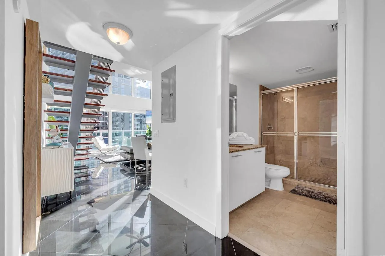 Iconic 2 Bedroom Loft Brickell-stunning Views Miami