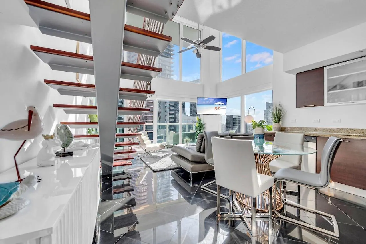 Iconic 2 Bedroom Loft Brickell-stunning Views Miami