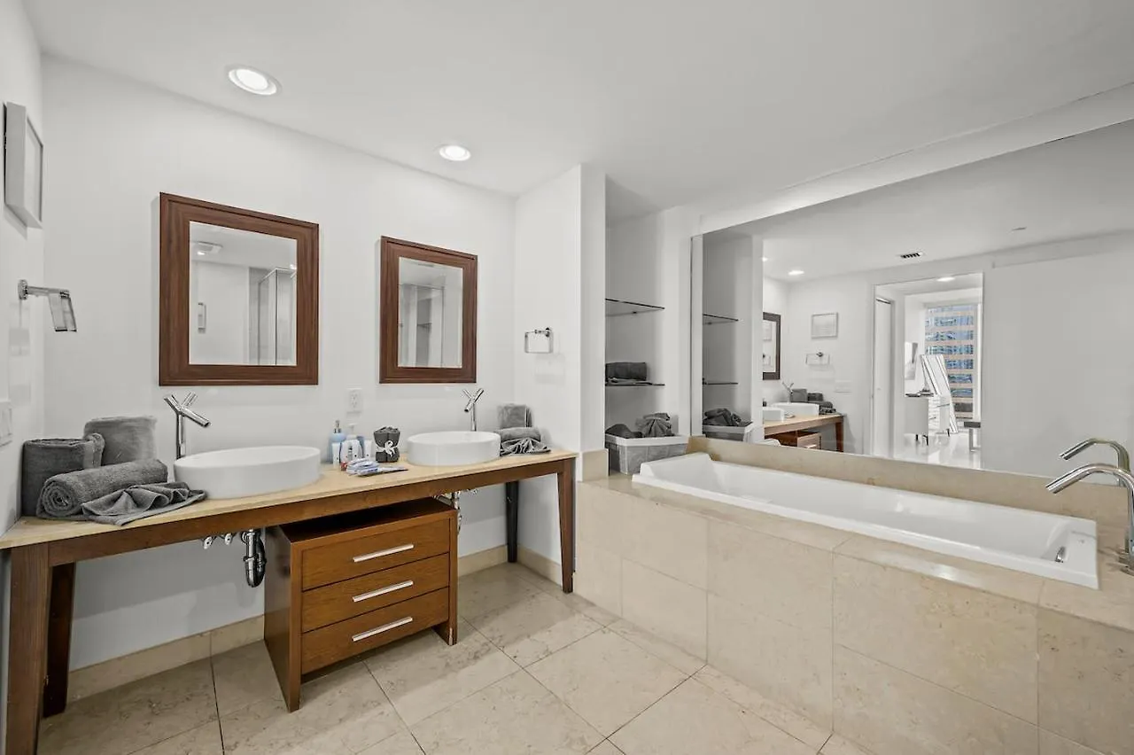 Lovely 2 Bedroom W Icon Brickell-waterviews -free アパート *