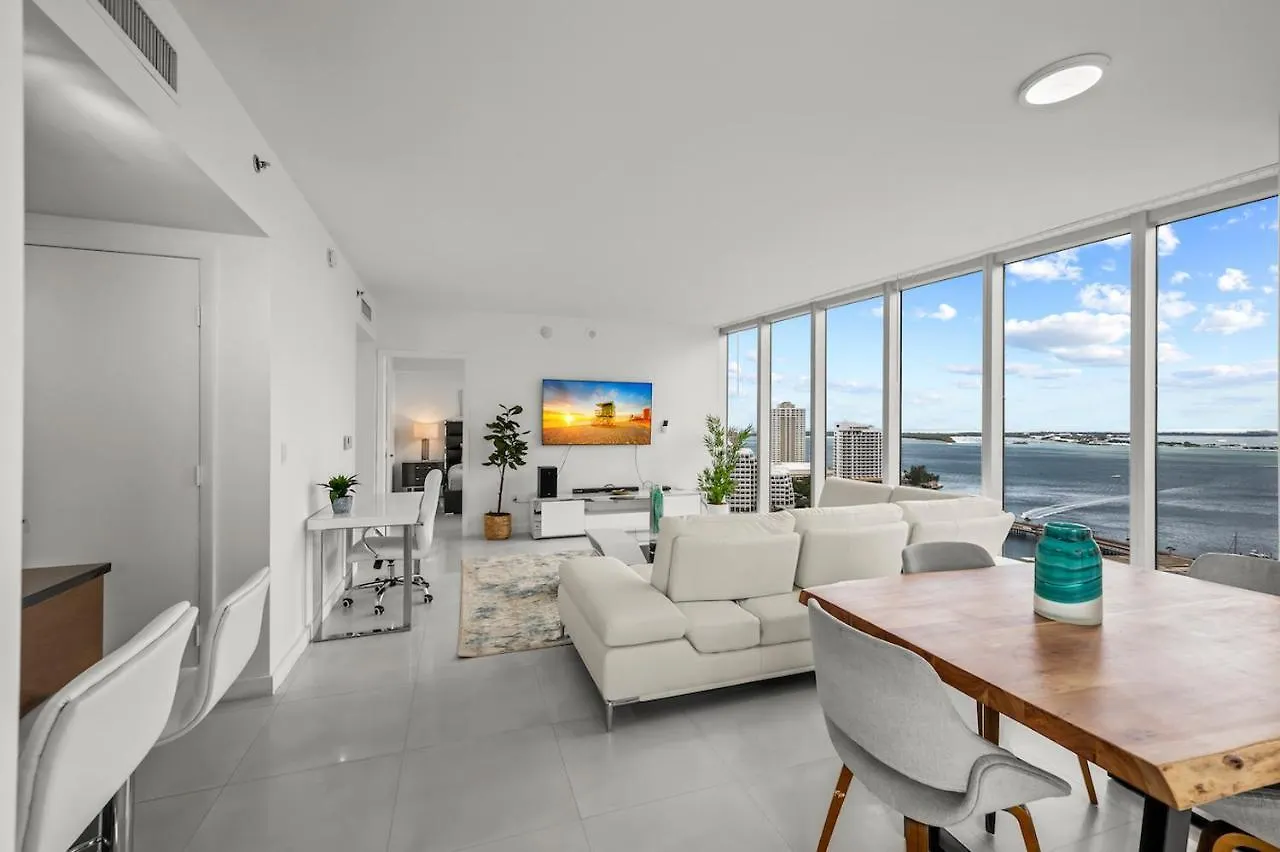 Apartment Lovely 2 Bedroom W Icon Brickell-waterviews -free Miami