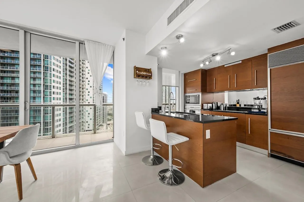 アパート Lovely 2 Bedroom W Icon Brickell-waterviews -free *