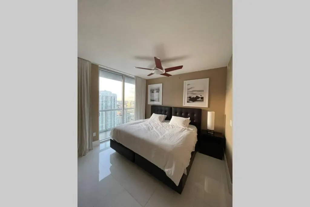 公寓 Icon Brickell -lux 2 Bedroom With & Bayview