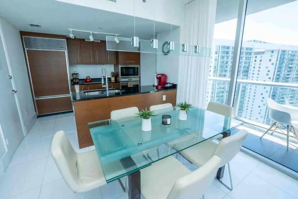 公寓 Icon Brickell -lux 2 Bedroom With & Bayview 迈阿密