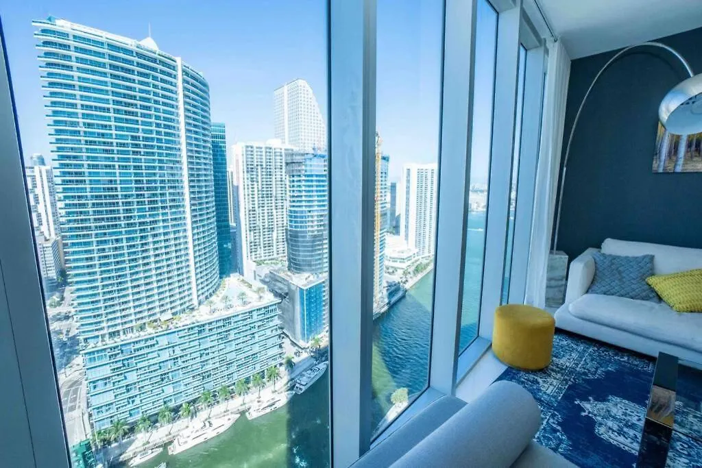 Icon Brickell -lux 2 Bedroom With & Bayview 公寓